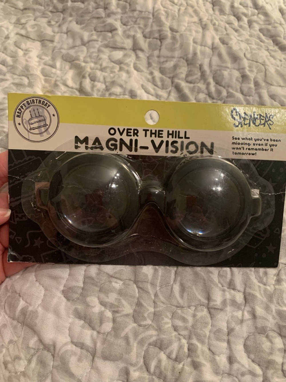 Spencer's Black Magni-Vision Novelty Goggles